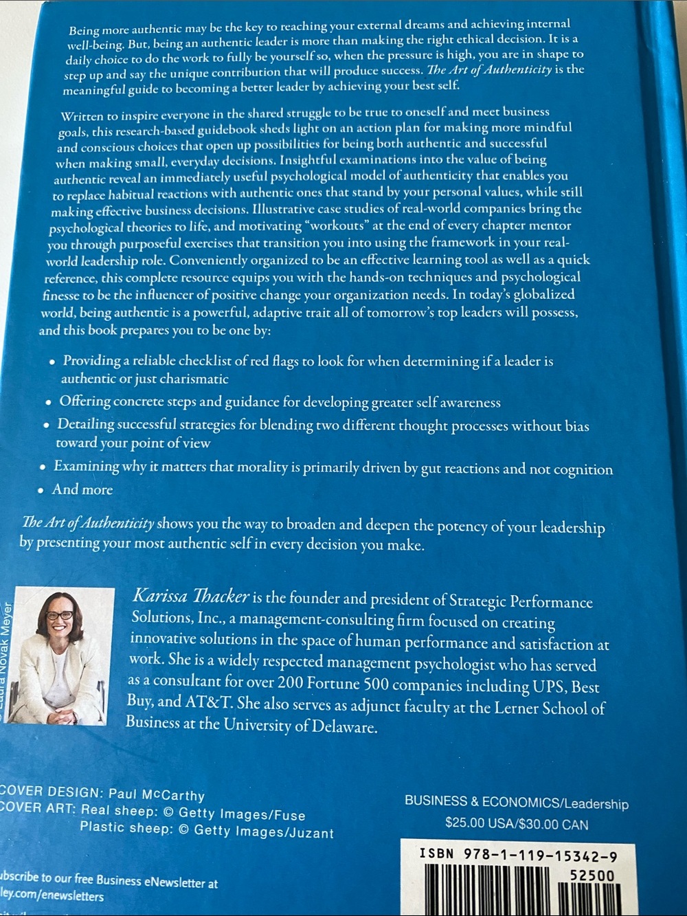 The Art of Authenticity by Karissa Thacker - Blue Hardcover - Picture 6 of 6